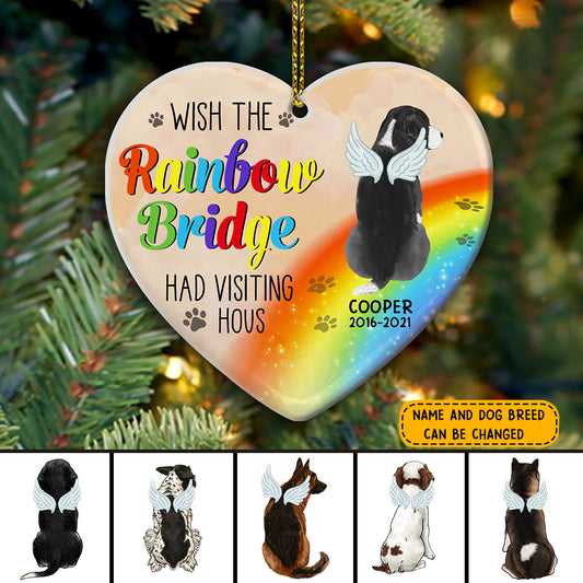 89Customized Dog Memorial Gift Personalized Ornament