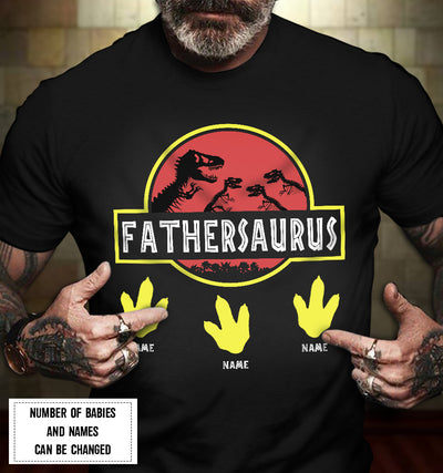 89Customized Daddysaurus personalized shirt