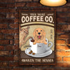 89Customized Coffee Co. awaken the senses Customized Printed Metal Sign
