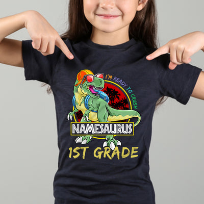89Customized Ready To Crush school Dinosaur youth T-Shirt