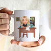 89Customized Let us sew chibi personalized mug