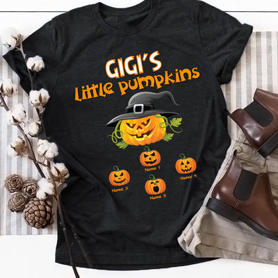89Customized Grandma's little pumpkins personalized shirt