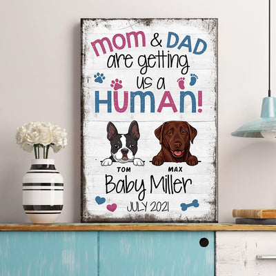 89Customized Personalized Pallet Sign Family Baby Announcement Dog Mom & Dad