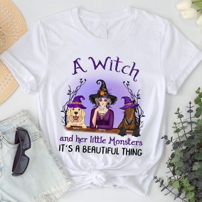 89Customized A Witch And Her Monsters It's A Beautiful Thing Shirt