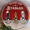 89Customized Welcome To Our Horse Stable Personalized Wood Sign