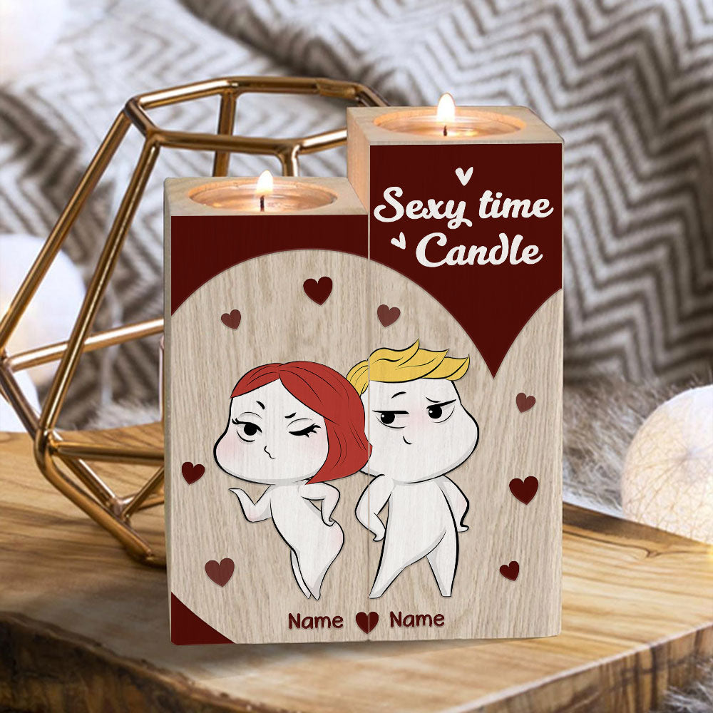 89Customized Funny and Naughty Gift For Him Gift for Her Personalized Candle Holder