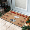 89Customized Bunny House Rules Rabbits Personalized Doormat