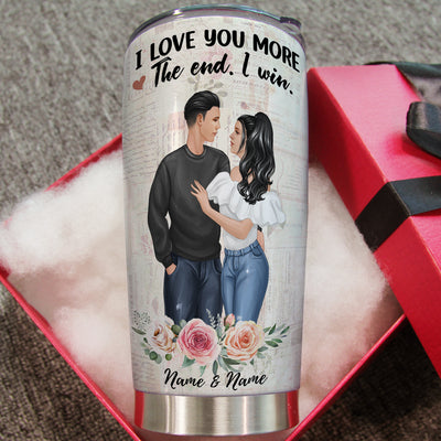 89Customized You are my person Valentine's Gift for Lovers Husband Wife Personalized Tumbler