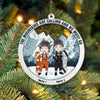 89Customized Life is better on the slopes Personalized Ornament
