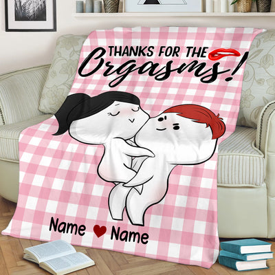 89Customized You're my favorite thing to do Funny and Naughty Gift for Her Gift for Him Couple Personalized Blanket