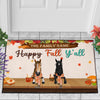 89Customized Happy Fall Y'all Horses Welcome Personalized Doormat