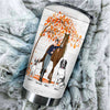 89Customized Thank God For Horses And Dogs Personalized Tumbler