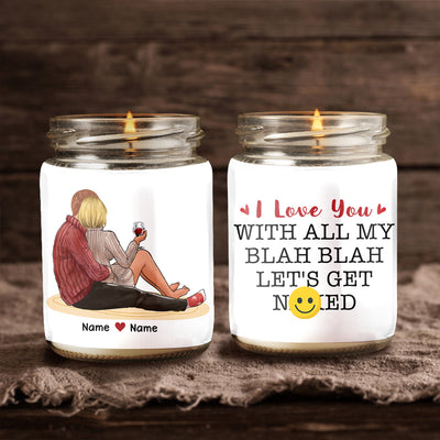 89Customized Funny | Naughty | Dirty | Mature | Love Gift for Couple Personalized Candle