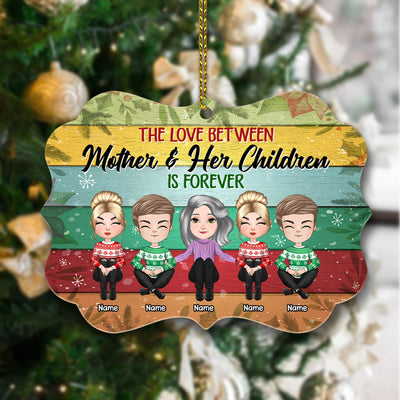 89Customized The love between mother & her children is forever Personalized Ornament