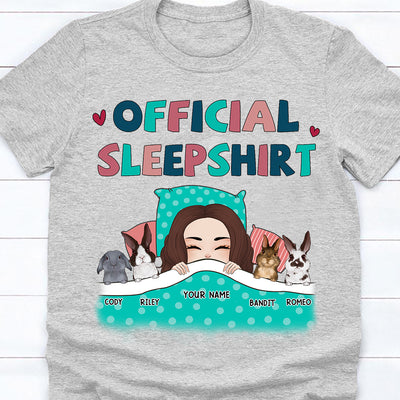 89Customized Official Sleepshirt Rabbit Lovers Personalized Shirt