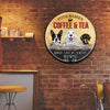 89Customized Coffee & tea bar Where love is always brewing Customized Wood Sign
