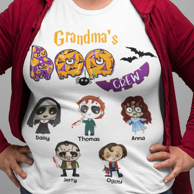 89Customized Grandma's Bootiful crew personalized shirt