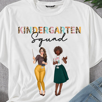 89Customized Teacher Squad Bestie Customized Shirt