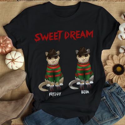 89Customized Never stop dreaming Cats Personalized Shirt