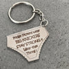 89 Customeized Friendship Is Like Pissing Your Pants Personalized Keychain