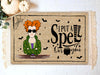 89Customized I put a spell on you personalized doormat