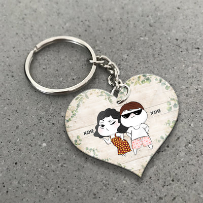 89Customize Funny Couple Personalized Keychain