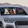 89Customized Halloween Horses On Car Personalized Car Sun Shade