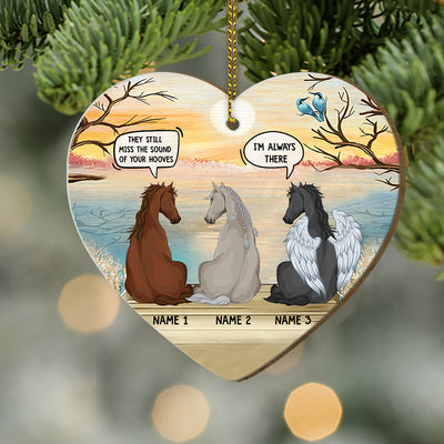 89Customized They Still Talk About You Horses Personalized One Sided Ornament