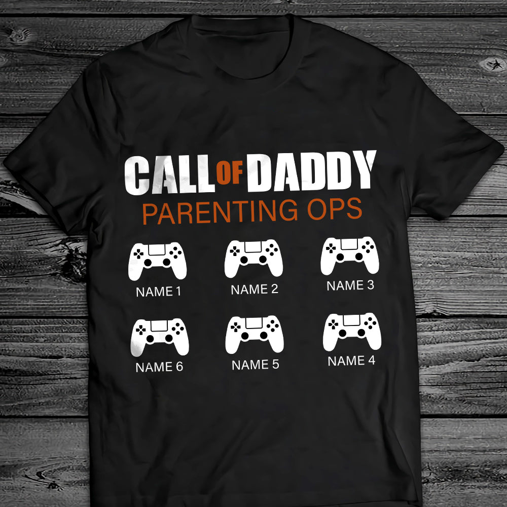 89Customized Call of daddy parenting ops personalized shirt