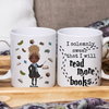 89Customized I Solemnly Swear That I Will Read More Books Personalized Mug