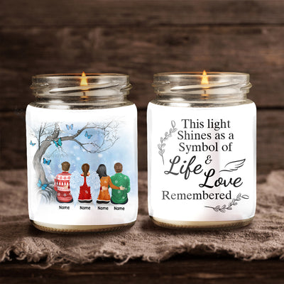 89Customized There Are Some Who Bring A Light So Great To The World That Even After They Have Gone The Light Remains Memorial Gift Personalized Candle