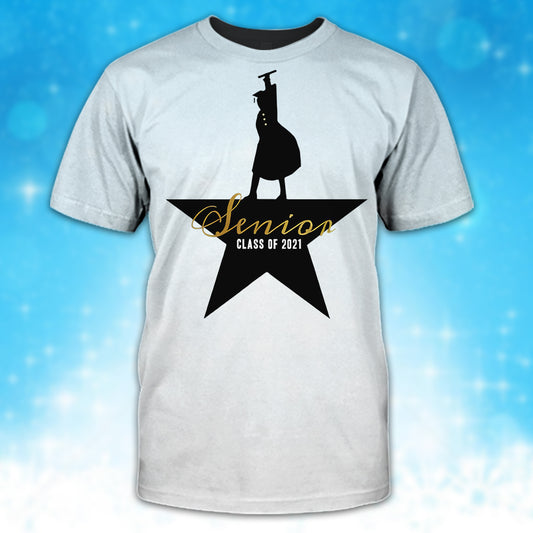 89Customized 2D Shirt Senior Star