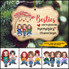 89Customized Best friends It's not what we have in life but who we have in our lives that matters Personalized Ornament