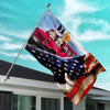 89Customized American Jeep Dogs/Cats Personalized House Flag