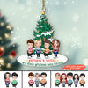 89Customized Siblings are a gift from God Personalized Ornament