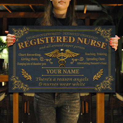 89Customized Personalized Registered Nurse Pallet Sign