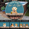 89Customized Personalized Wood Sign Hot Tub Dog Sip And Dip