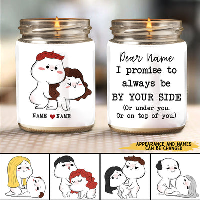 89Customized Naughty Couple Personalized Candle