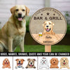 89Customized Dogs Bar & Grill Personalized Wood Sign