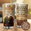 To my wife old couple personalized tumbler