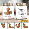 89Customized You're my favorite cardio workout Funny Gingerbread Couple Personalized Candle