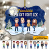 89Customized Siblings A Gift From God Personalized One Side Ornament