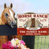 89Customized Horse Ranch Personalized Printed Metal Sign