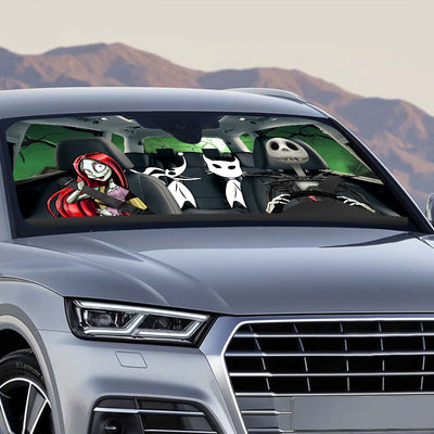 89Customized Family of nightmare personalized car sun shade