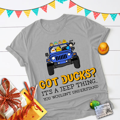 89Customized Personalized 2D Shirt Duck Jeep