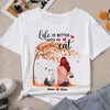 89Customized Life is better with my cat Cat Lovers Personalized Shirt