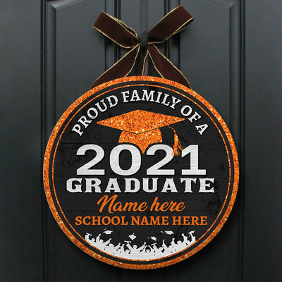 89Customized Personalized Wood Sign Proud Family Of A Graduate