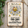 89Customized Personalized Printed Metal Sign Family Just Call Me Nana Daisy Vintage
