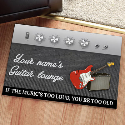 89Customized Guitar lounge amp 3D doormat 3