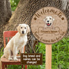89C WELCOME TO DOG'S HOUSE PERSONALIZED WOOD SIGN 2